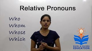 RELATIVE PRONOUNS | usage of who, whom, whose and which | IBPS RRB 2017 | SSC CGL 2017