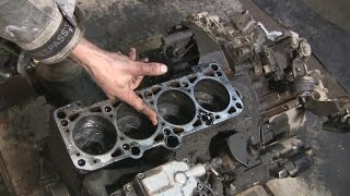 1.9 turbo diesel AFN снимаем головку блока цилиндров часть 5