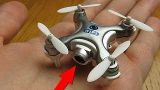 Мини квадрик с камерой! Cheerson CX-10W Полет и тест видео!