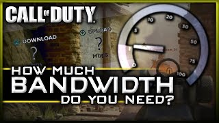 How Much Bandwidth do you Need for Call Of Duty? (CoD WW2 Gameplay)