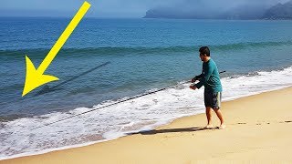 NO LUGAR CERTO NA HORA CERTA - PESCA de PRAIA - SURFCASTING em BOIÇUCANGA - SP