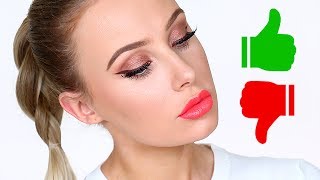 Full Face Of FIRST IMPRESSIONS! Hits & Misses | Lauren Curtis