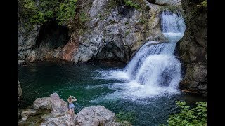 Twin falls, Lynn Canyon (North Vancouver)