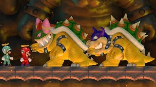 New Super Mario Bros Wii - Rookie and Bowletta Boss Battles