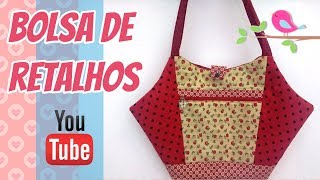 Como Fazer uma Linda Bolsa com Retalhos