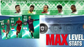 Max Stats Of Player of the Season(POTS): European Championship | PES 2019