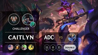 Caitlyn ADC vs Ezreal - NA Challenger Patch 9.12