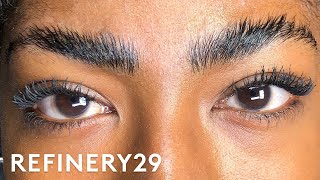 I Got A Brow Perm For The First Time | Macro Beauty | Refinery29