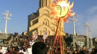 Alilo-2010. The visit of icon in church "Sameba"
