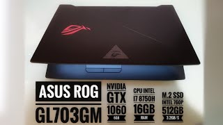 Review Asus ROG GL703GM monstrul cu GTX1060 6GB, 16GB RAM, i7-8750H