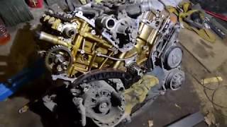 Ремонт двигателя Porsche выставление фаз газораспределения