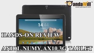 Ainol Numy AX10 3G Tablet PC Hands On - Bluetooth & GPS Enabled