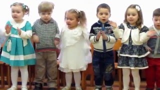 смт. Воловець ДНЗ-4. 8 Березня 2016р. ясельна група "Сонечко"