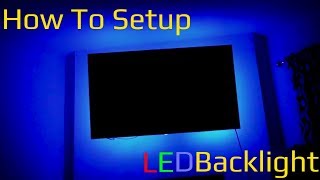 How to Setup and Illustrate LED Lights Behind your TV (Step by Step) - NexLux LED Strip