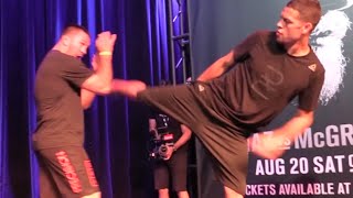 Nate Diaz UFC 202 FULL Open Workout