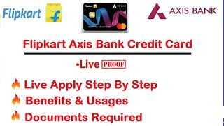 Flipkart Axis Bank Credit Card-Live Apply | Document Required | एक्सिस बैंक फ्लिपकार्ट क्रेडिट कार्ड