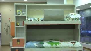 Muebles parchis | Como funcionan| Litera autoportante con tres camas| muebles madrid