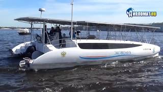 Презентация уникального экологического катамарана