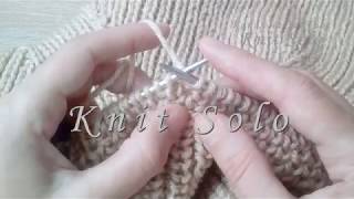 Контроль натяжения нити при вязании спицами, мой опыт. Knit Solo