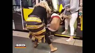 ألمانيا|| مشاجرة لـ نساء أفارقة داخل محطة القطارات في مدينة إسن الألمانية