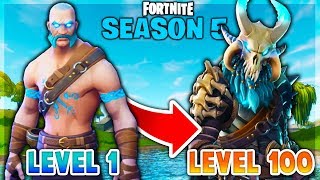 SEASON 5 *MAX LEVEL RAGNAROK* TIER 100 AND GIVEAWAYS! | ? Fortnite Battle Royale Live ?