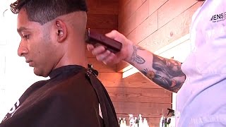 Perfect Pompadour Fade Haircut And Style At Mens Spa Salon in Minneapolis - Haircut ASMR