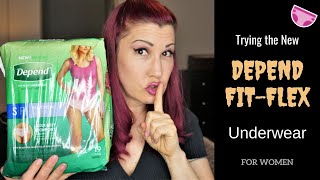 NEW WOMEN'S DEPEND FIT-FLEX UNDERWEAR REVIEW l This ain't your grandma's diaper!