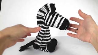 Зебра крючком. Вязаная лошадка. Вязаная зебра. Crochet zebra. Crochet toys. Вязание для начинающих
