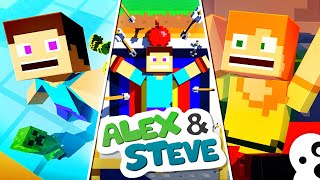 The Minecraft Life of Alex and Steve | MOVIE 2 | Minecraft Animation