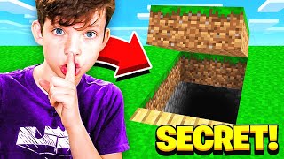 MINECRAFT WHAT'S INSIDE MY LITTLE BROTHER'S *SECRET* MAP...?