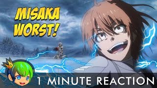 Misaka Worst! | A Certain Magical Index 3 Episode 19 | 1 Minute Reaction EXT