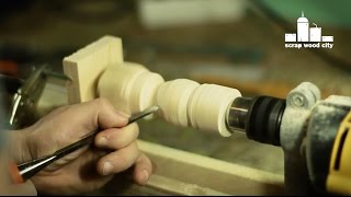 How to convert a drill press stand into a homemade lathe