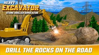 Heavy Excavator Stone Driller Simulator Android Gameplay