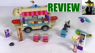 Lego Friends Amusement Park Hotdog Van 41129 Review