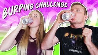 Ultimate BURPING Contest! Sis vs. Bro Belching Challenge! / Becca & Ryan Show