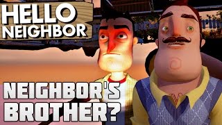 NEIGHBOR'S BROTHER? GRAVEYARD, OUTSIDE MAP!! | Hello Neighbor Alpha 2 Gameplay