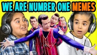 WE ARE NUMBER ONE BUT KIDS REACT TO IT