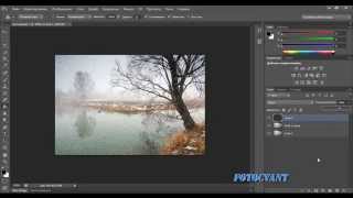 Как добавить снег в фотошоп