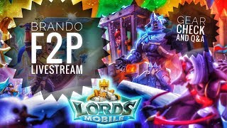 Lords Mobile - KvK Prep and Gear Checks