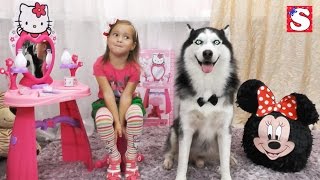 Распаковываем Новую Игрушку и играем в Салон красоты