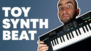 Making a beat with a casio toy synth