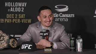 UFC 218: Max Holloway Post-Fight Press Conference - MMA Fighting