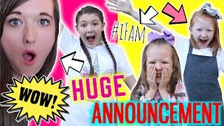 WE HAVE A HUGE ANNOUNCEMENT!