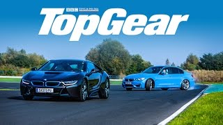 BMW i8 vs BMW M3 | TEST | ENG Subs | TopGear Polska