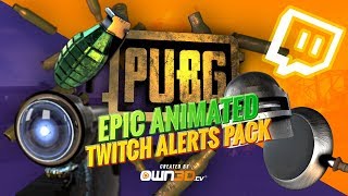 EPIC ? PUBG Alert Pack ⚔️Twitch Stream Alert Pack | Direct Download | own3d.tv