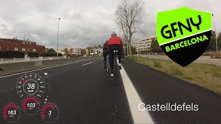 GFNY Barcelona Gran Fondo - Cycling in Barcelona Spain // Canyon Ultimate CF SLX