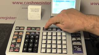 Casio se s400 se-s400 How to setup and use the clerk cashier function