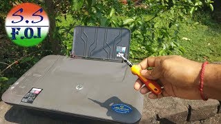 HOW TO TEARDOWN || OPEN INKJET PRINTER || HP DESKJET 1050 OPENING
