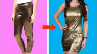 4 TRANSFORMACIONES DE ROPA VIEJA A NUEVA SIN MÁQUINA, RECICLAR PANTALONES, DIY MAKE CLOTHES AT HOME