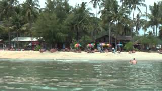 ТАЙЛАНД: Вид из воды... пляж Банг Бао на острове Чанг Thailand